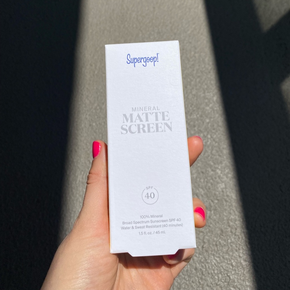 Supergoop matte screen NWT